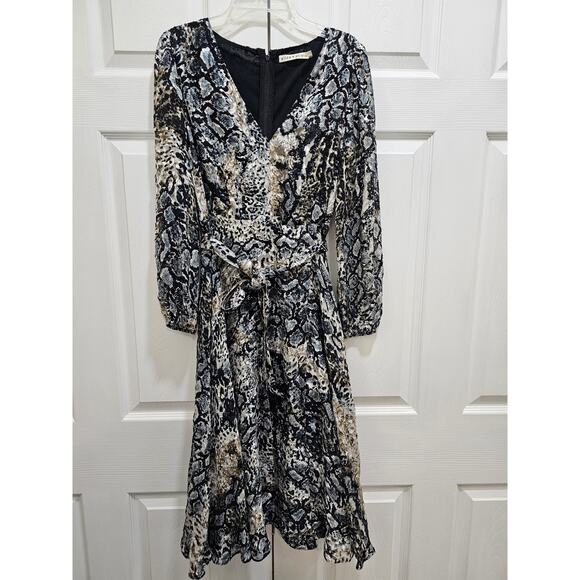 ALICE + OLIVIA COCO DRESS Size 0 Wrap Dress - Picture 3 of 7